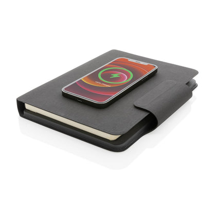 Notatnik A5, ładowarka bezprzewodowa, power bank 8000 mAh Winners Gadzety