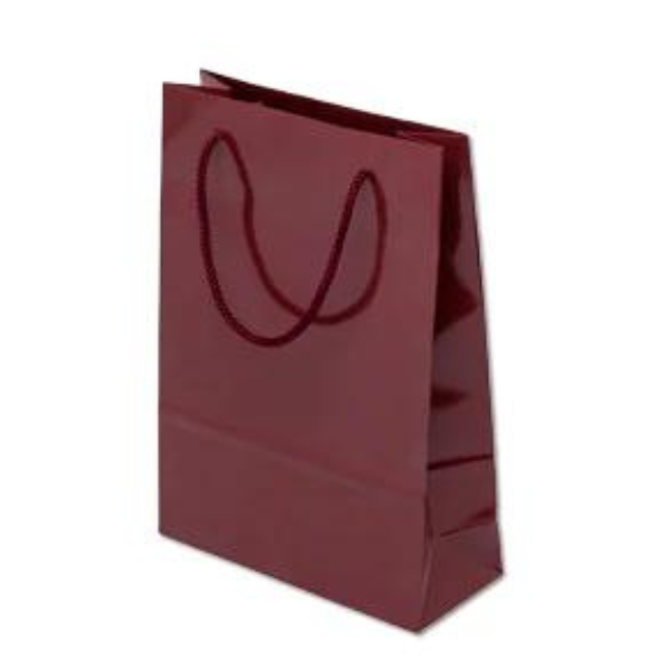 Torba laminowana z uchwytem sznurkowym - BORDOWA - 200x80x280mm Winners Gadzety