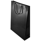 Torba laminowana z uchwytem sznurkowym - CZARNA - 300x100x400mm Winners Gadzety