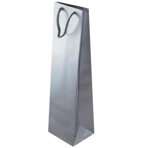 Torba laminowana z uchwytem sznurkowym - SREBRNA - 110x90x400mm Winners Gadzety