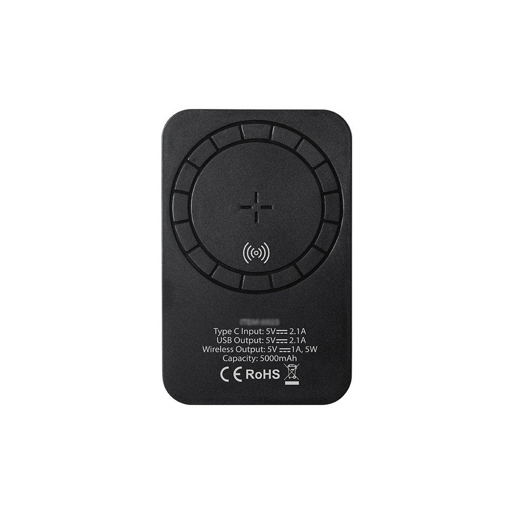 Magnetyczny bezprzewodowy power bank 5000 mAh, ładowarka bezprzewodowa 5W Winners Gadzety