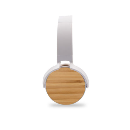 Składane bezprzewodowe słuchawki nauszne, bambusowe elementy | Hollie Winners Gadzety