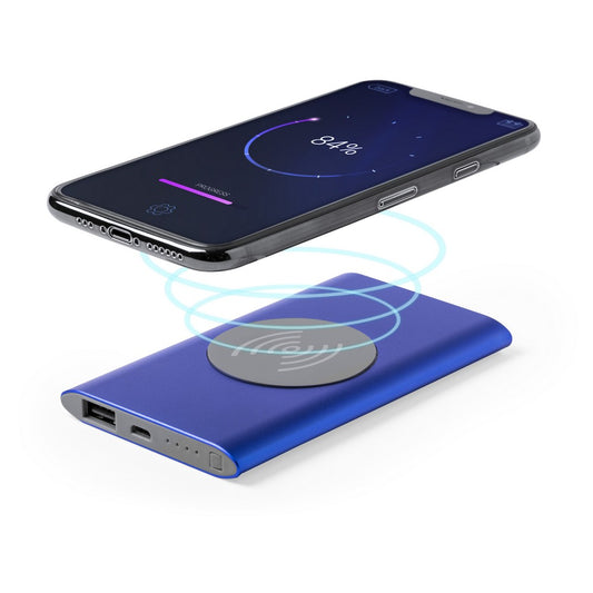Bezprzewodowy power bank 4000 mAh, ładowarka bezprzewodowa 5W Winners Gadzety