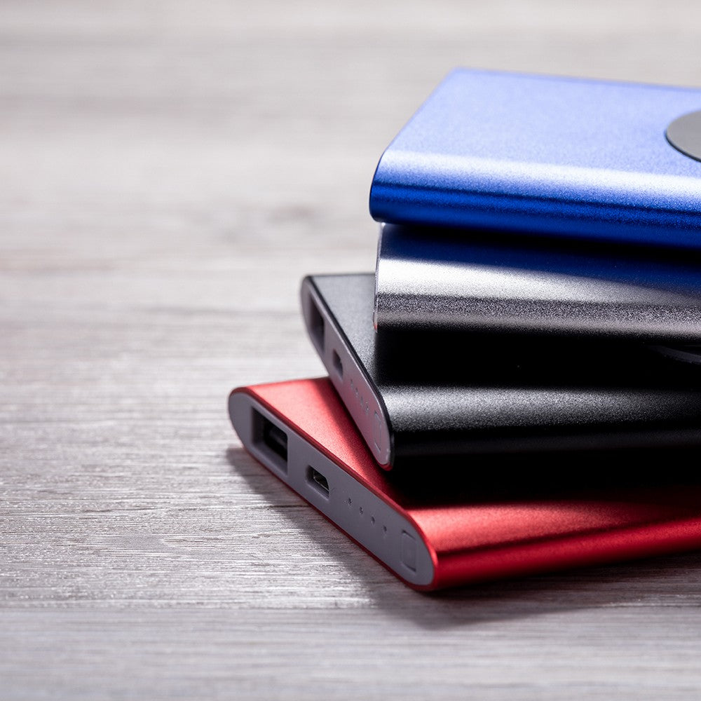 Bezprzewodowy power bank 4000 mAh, ładowarka bezprzewodowa 5W Winners Gadzety