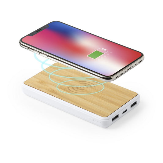 Bezprzewodowy power bank 8000 mAh, ładowarka bezprzewodowa 5W Winners Gadzety