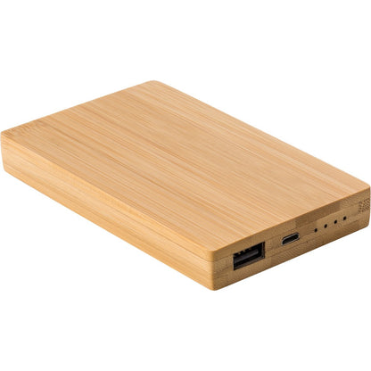 Bambusowy power bank 4000 mAh Winners Gadzety