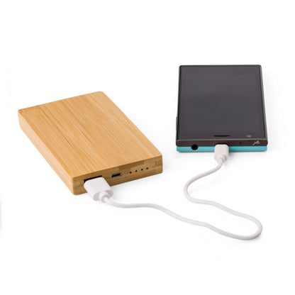 Bambusowy power bank 4000 mAh Winners Gadzety