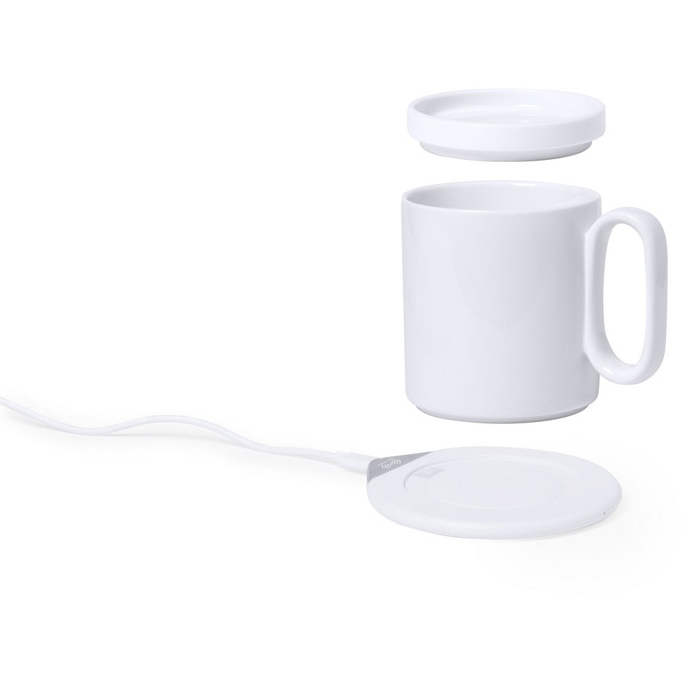 Kubek ceramiczny 350 ml, ładowarka bezprzewodowa 5W-10W, podgrzewacz do kubka Winners Gadzety