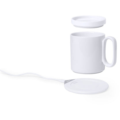 Kubek ceramiczny 350 ml, ładowarka bezprzewodowa 5W-10W, podgrzewacz do kubka Winners Gadzety