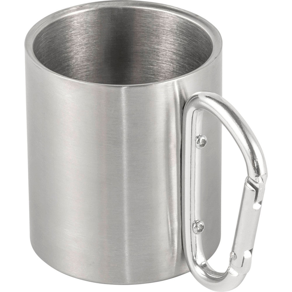Metalowy kubek 185 ml z karabińczykiem Winners Gadzety