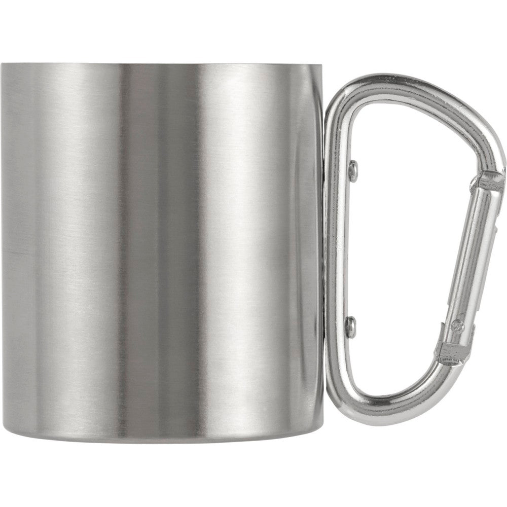 Metalowy kubek 185 ml z karabińczykiem Winners Gadzety