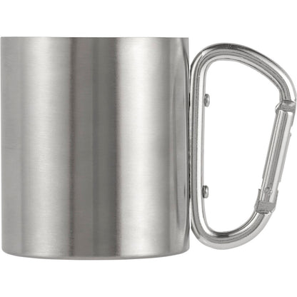 Metalowy kubek 185 ml z karabińczykiem Winners Gadzety