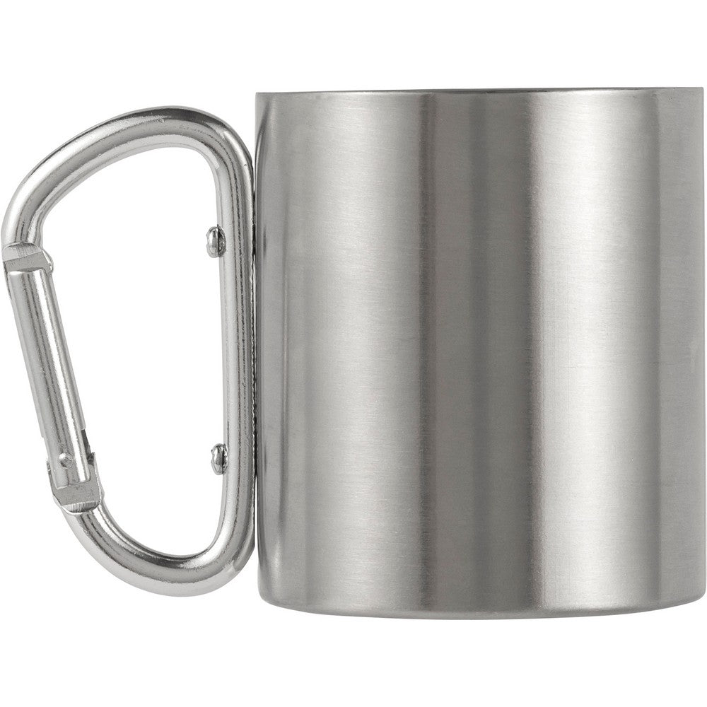Metalowy kubek 185 ml z karabińczykiem Winners Gadzety