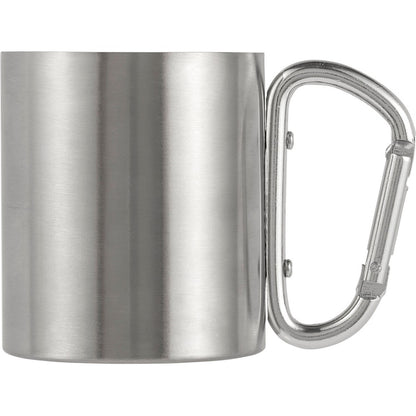 Metalowy kubek 185 ml z karabińczykiem Winners Gadzety