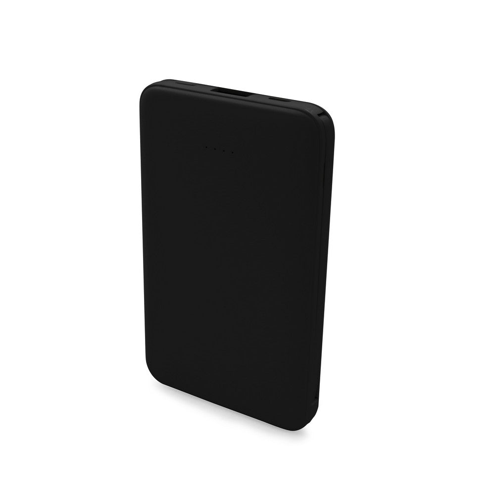 Power bank 5000 mAh ze zintegrowanymi kablami, adapter w komplecie | Presley Winners Gadzety