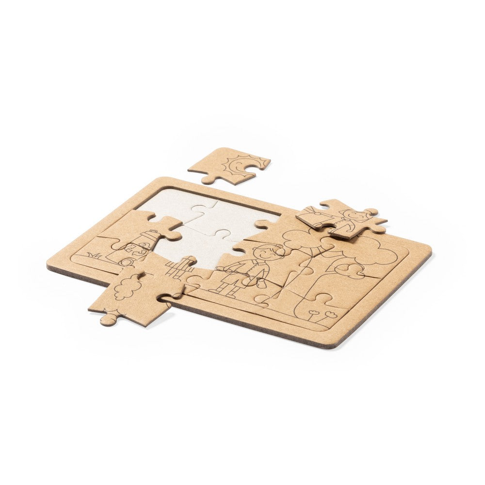 Zestaw puzzli z kartonu z recyklingu, 2 szt. Winners Gadzety