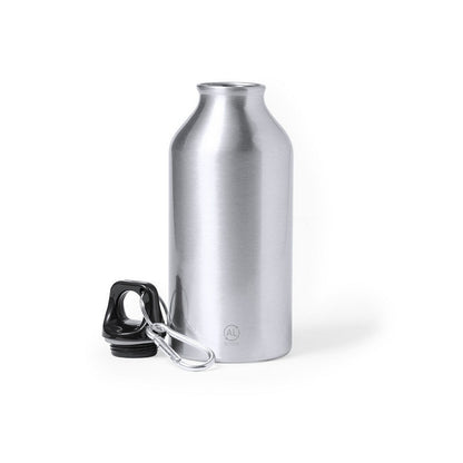 Butelka sportowa 400 ml z aluminium z recyklingu, z karabińczykiem Winners Gadzety