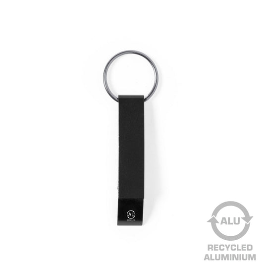 Brelok do kluczy, otwieracz do butelek z aluminium z recyklingu Winners Gadzety