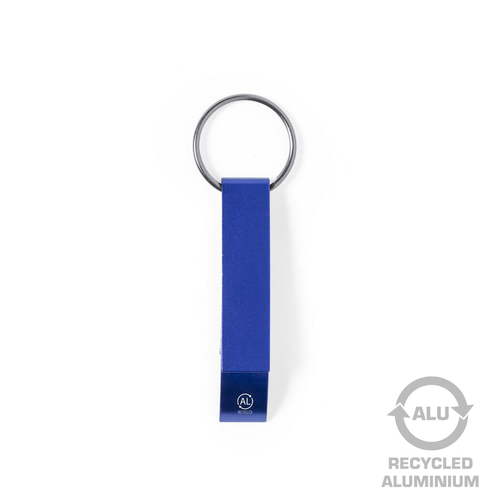Brelok do kluczy, otwieracz do butelek z aluminium z recyklingu Winners Gadzety