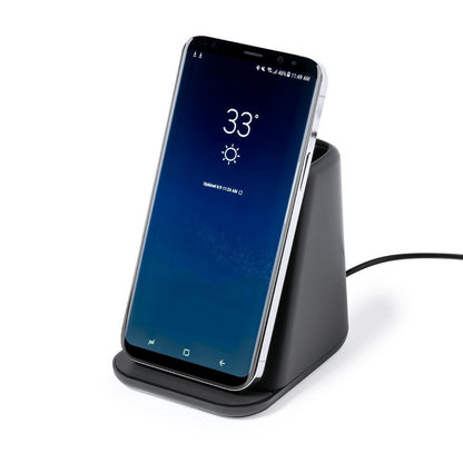 Ładowarka bezprzewodowa 5W-15W, 2 wyjścia USB, pojemnik na przybory do pisania, stojak na telefon Winners Gadzety