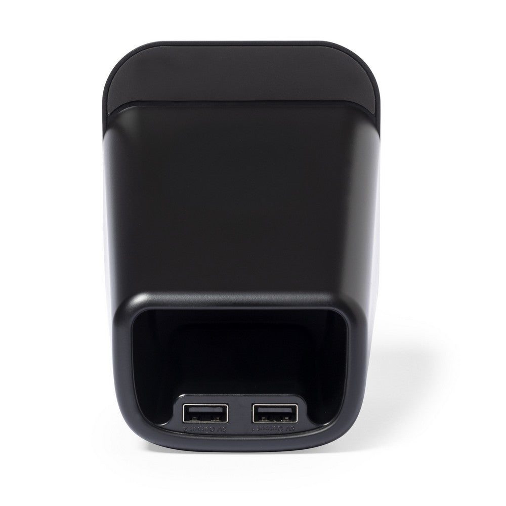 Ładowarka bezprzewodowa 5W-15W, 2 wyjścia USB, pojemnik na przybory do pisania, stojak na telefon Winners Gadzety
