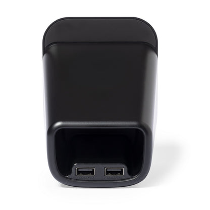 Ładowarka bezprzewodowa 5W-15W, 2 wyjścia USB, pojemnik na przybory do pisania, stojak na telefon Winners Gadzety