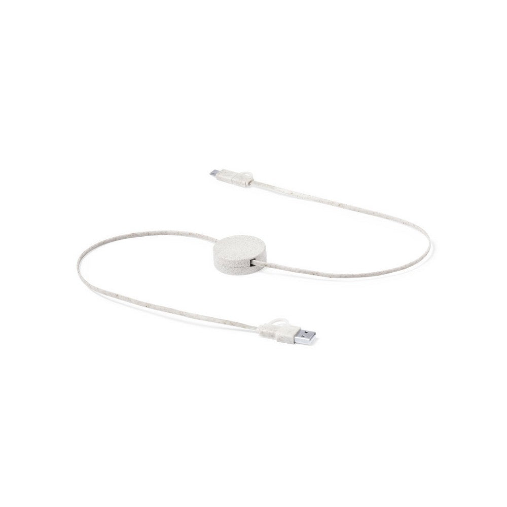 Zwijany kabel do ładowania i synchronizacji ze słomy pszenicznej Winners Gadzety