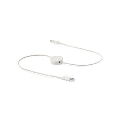 Zwijany kabel do ładowania i synchronizacji ze słomy pszenicznej Winners Gadzety