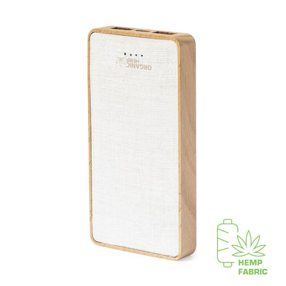 Power bank 8000 mAh z konopi organicznej i drewna Winners Gadzety
