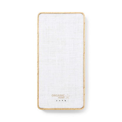 Power bank 8000 mAh z konopi organicznej i drewna Winners Gadzety