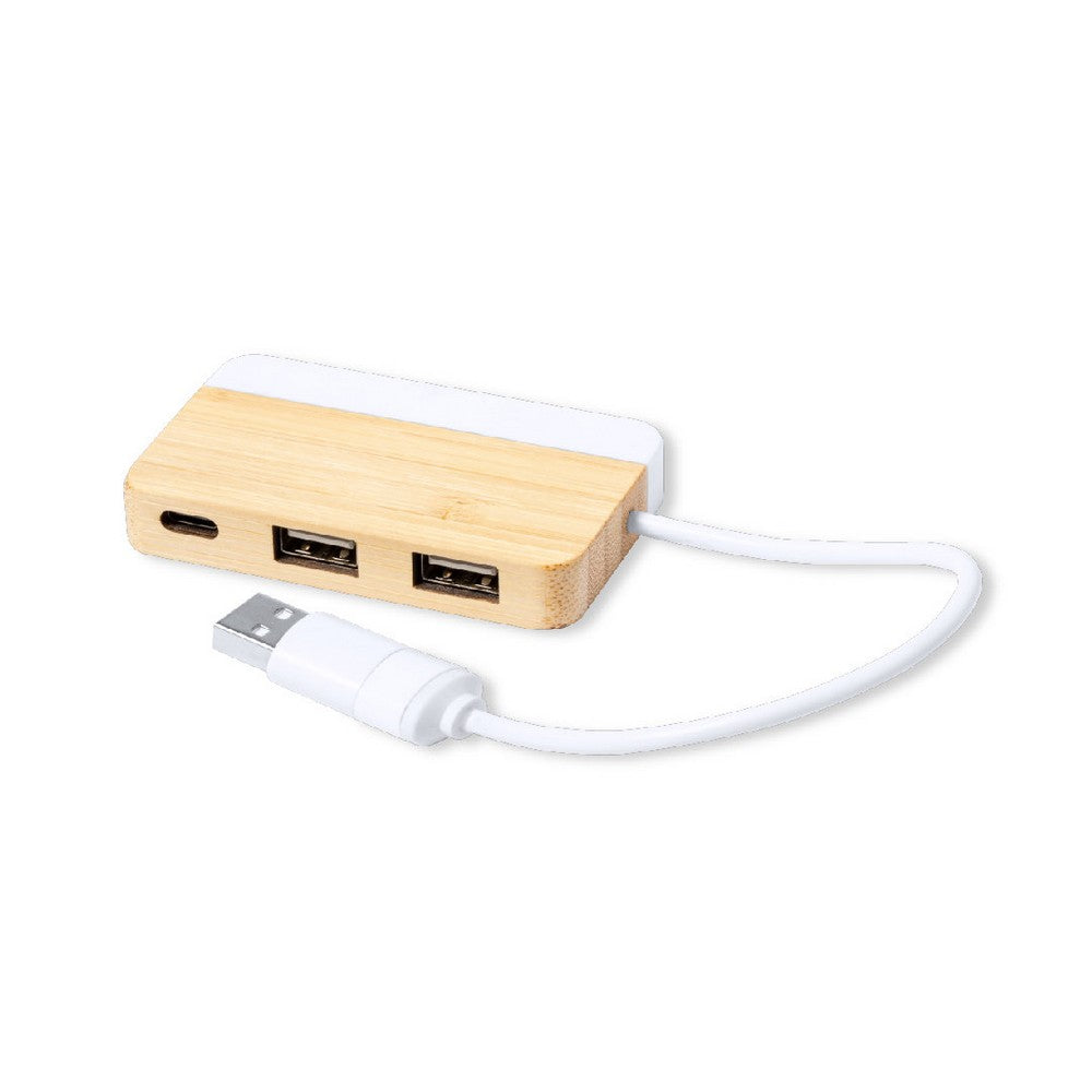 Bambusowy hub USB i USB typu C Winners Gadzety