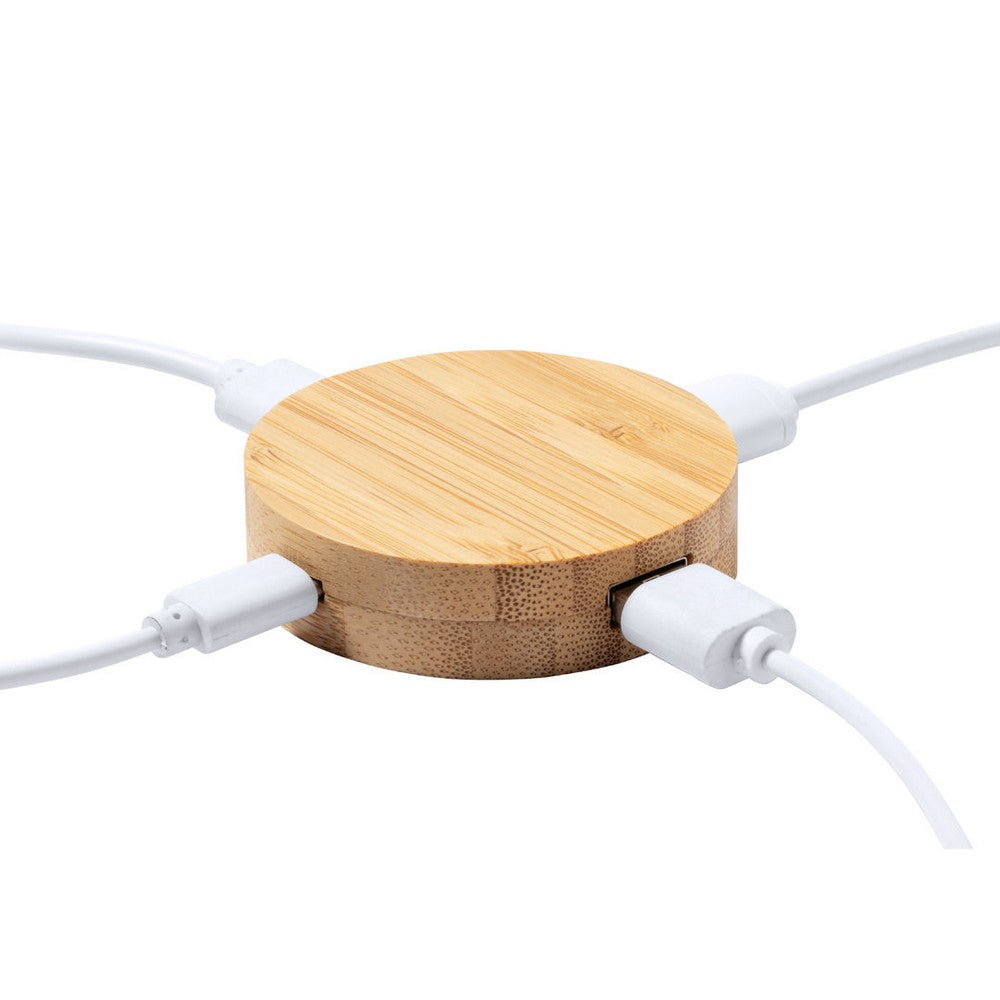 Bambusowy hub USB i USB typu C Winners Gadzety