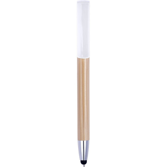 Bambusowy długopis, touch pen, stojak na telefon Winners Gadzety