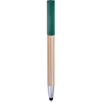 Bambusowy długopis, touch pen, stojak na telefon Winners Gadzety