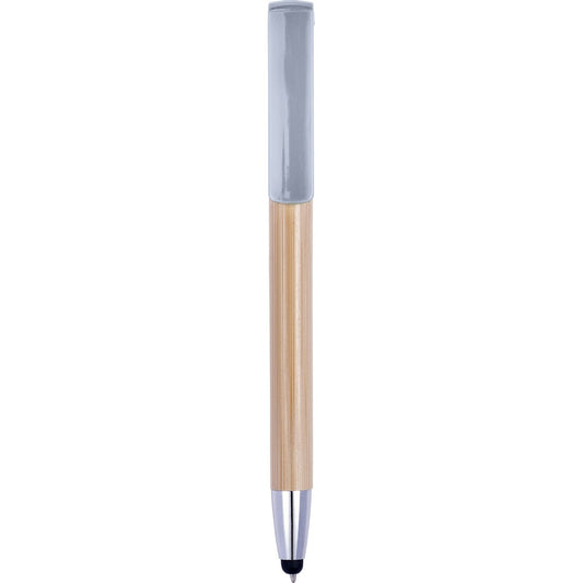 Bambusowy długopis, touch pen, stojak na telefon Winners Gadzety