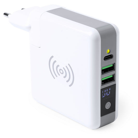 Bezprzewodowy power bank 6700 mAh, ładowarka bezprzewodowa 5W Winners Gadzety
