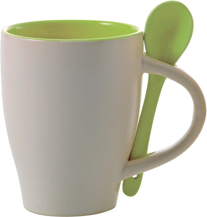 Kubek ceramiczny 300 ml z łyżeczką Winners Gadzety