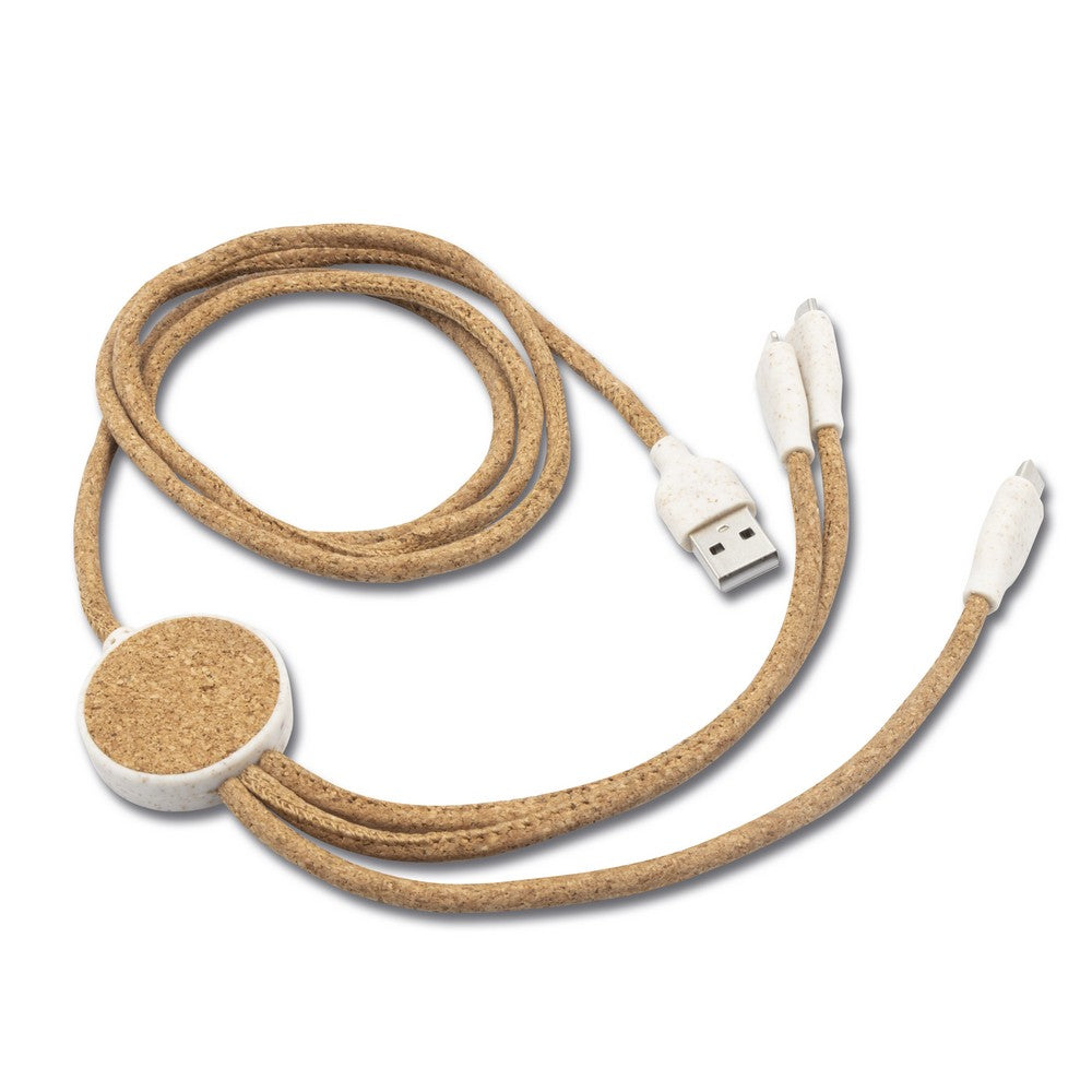 Korkowy kabel do ładowania B'RIGHT | Marsh Winners Gadzety