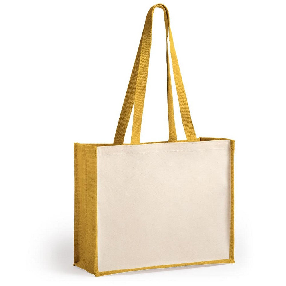 Torba z laminowanej juty na zakupy, element z laminowanej bawełny Winners Gadzety