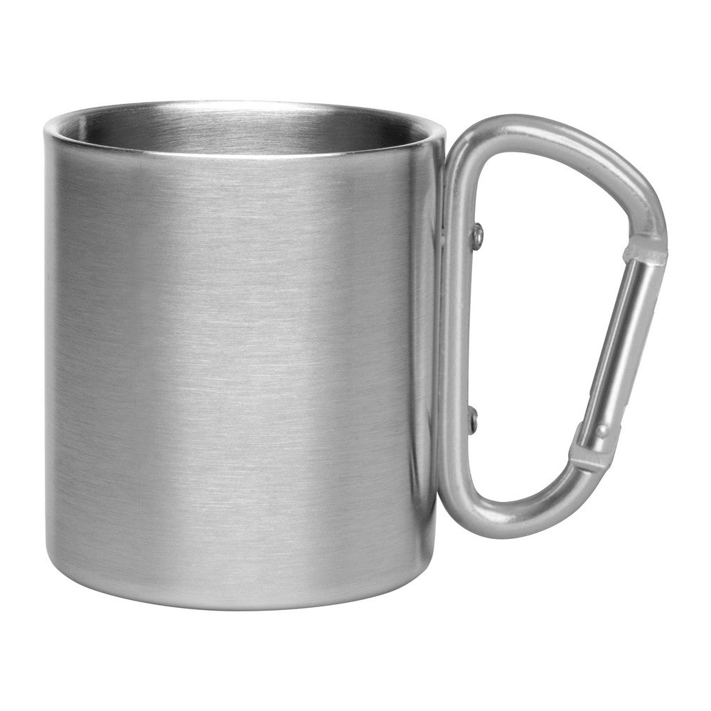 Metalowy kubek 210 ml z karabińczykiem | Easton Winners Gadzety