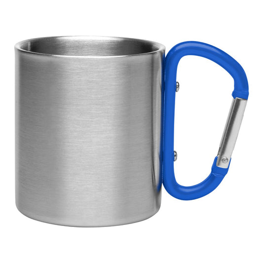Metalowy kubek 210 ml z karabińczykiem | Easton Winners Gadzety