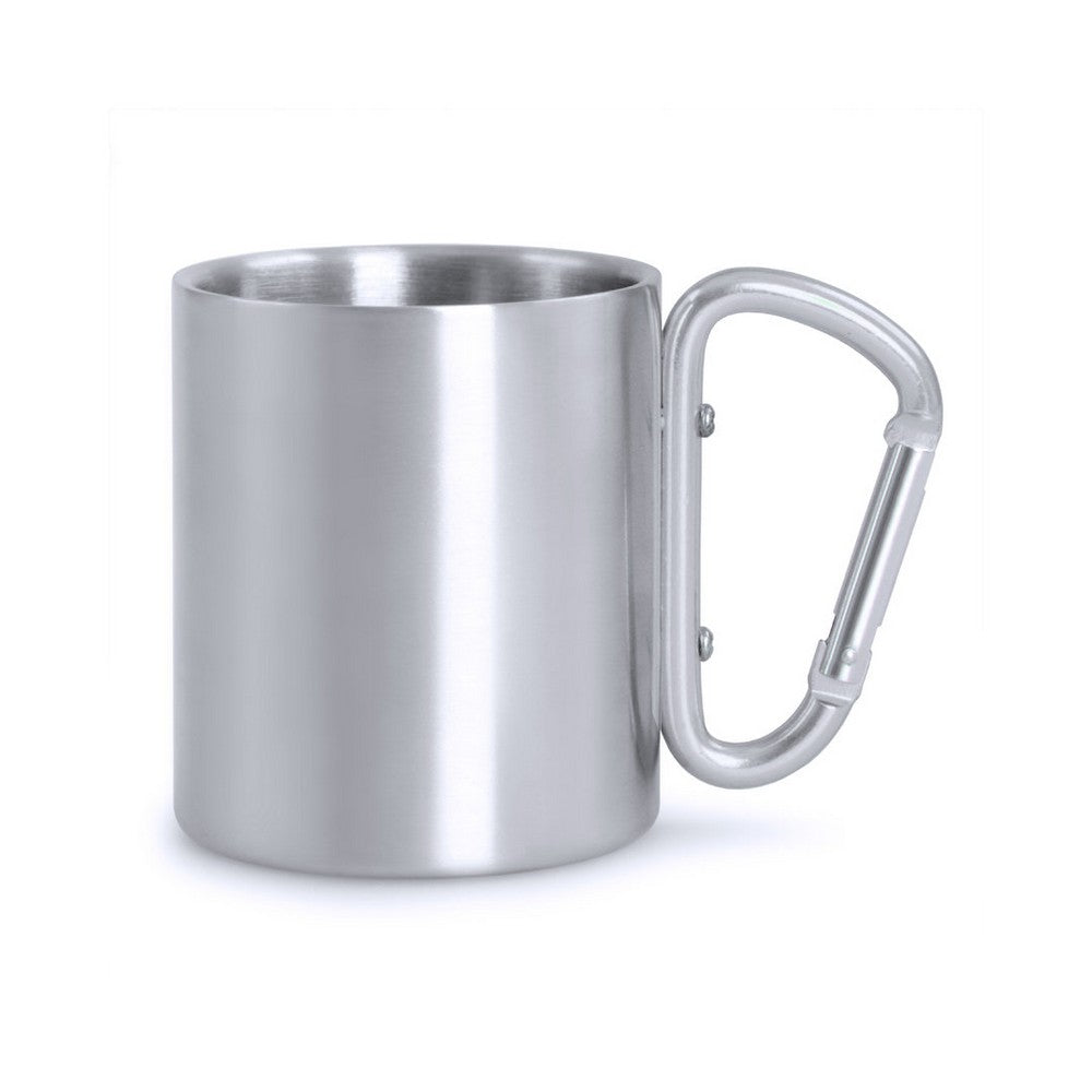 Metalowy kubek 210 ml z karabińczykiem Winners Gadzety