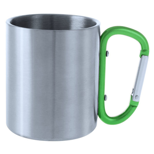 Metalowy kubek 210 ml z karabińczykiem Winners Gadzety