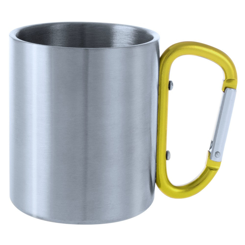 Metalowy kubek 210 ml z karabińczykiem Winners Gadzety