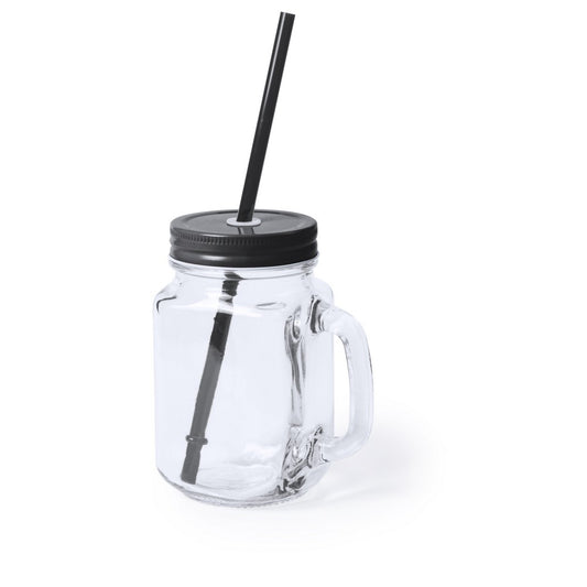 Słoik do picia 500 ml ze słomką Winners Gadzety