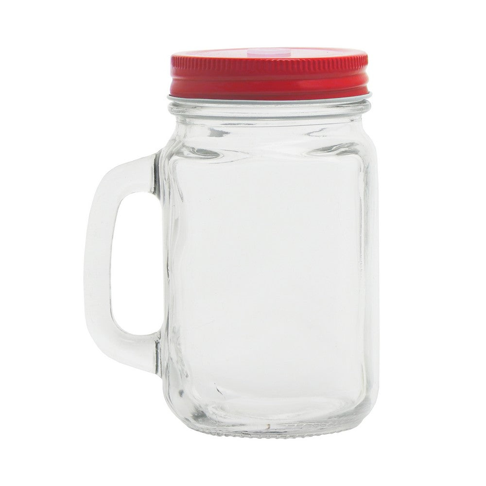 Słoik do picia 500 ml ze słomką Winners Gadzety