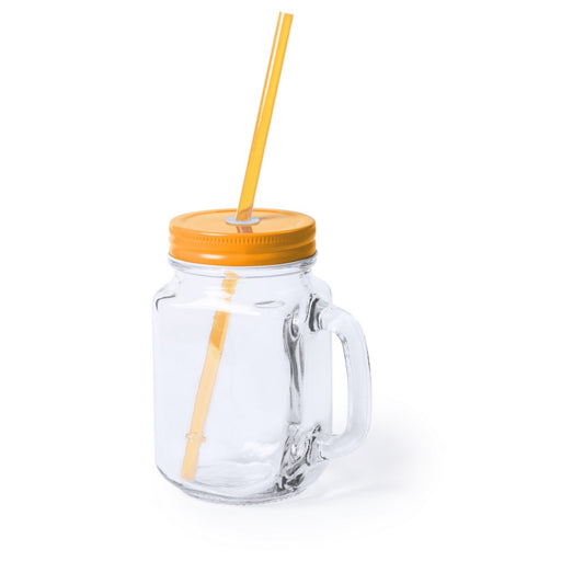Słoik do picia 500 ml ze słomką Winners Gadzety