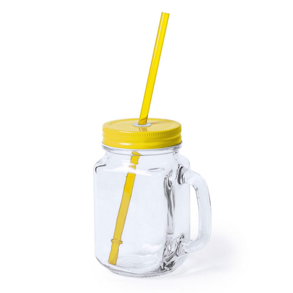 Słoik do picia 500 ml ze słomką Winners Gadzety