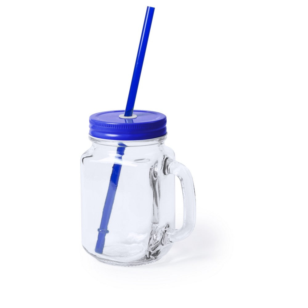 Słoik do picia 500 ml ze słomką Winners Gadzety