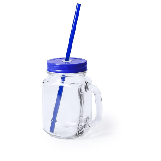 Słoik do picia 500 ml ze słomką Winners Gadzety